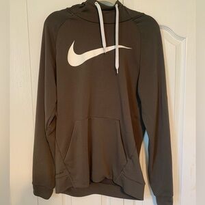 Dark Green Nike Hoodie - Size Medium